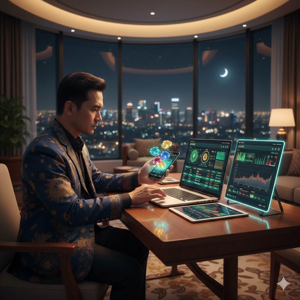Pemain cerdas melakukan Dewiku88 Login dan mengelola modal casino