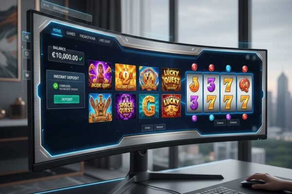 slot online tanpa potongan deposit dengan tampilan mesin slot modern dan saldo utuh