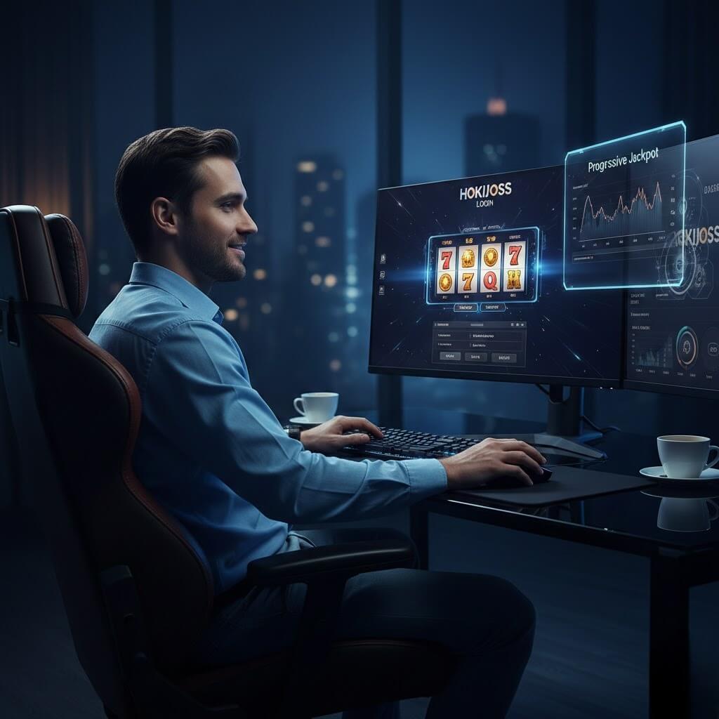 Pemain slot online menggunakan Hokijoss Login untuk menang bertahap dengan strategi progresif