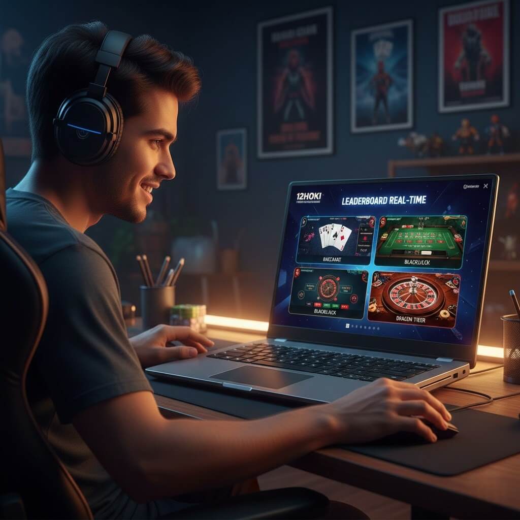 Pemain fokus mengikuti turnamen table games online di 12Hoki dengan modal minimal